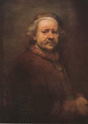 REMBRANDT Harmenszoon van Rijn Self-portrait aged 63 (mk08) China oil painting art